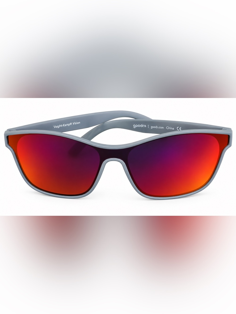 goodr Voight-Kampff Vision Gray Sport Sunglasses